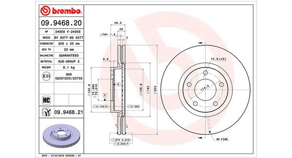 MAGNETI MARELLI Тормозной диск 360406056800